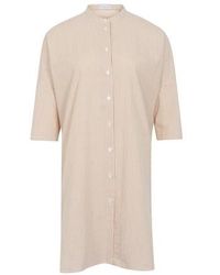 Harris Wharf London Robe chemise oversize - Neutre