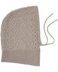 Bompard - Cashmere Cable Knit Balaclava - Lyst