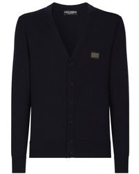 Dolce & Gabbana - Cashmere And Wool Cardigan - Lyst