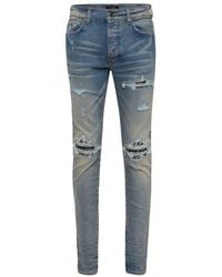 Amiri - Mx1 Ultra Suede Skinny Jeans - Lyst