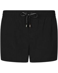 Dolce & Gabbana - Swim Shorts With Dg Print - Lyst
