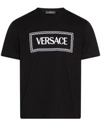 Versace - Short Sleeved T-Shirt With Logo - Lyst
