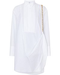 Loewe - Robe chemise à détail de chaîne - Lyst