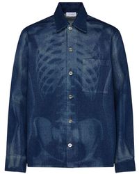 Off-White c/o Virgil Abloh - Body Scan Over Denim Shirt - Lyst