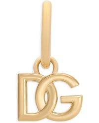 Dolce & Gabbana - Mono-Ohrring mit DG-Logo - Lyst