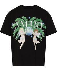 Amiri - T-shirt Airbrush Cherub - Lyst