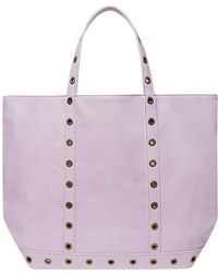 Vanessa Bruno - M Cracked Leather Tote Bag - Lyst