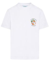 CASABLANCA Orbite Autour De L'orange T-shirt - Multicolour