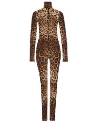 Dolce & Gabbana - Kim Sheer Jumpsuit - Lyst