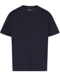 Bottega Veneta - Doppellagiges Gestreiftes T-Shirt Aus Baumwolle - Lyst