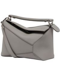 Loewe - Petit Sac Puzzle En Cuir De Veau Grainé Souple - Lyst