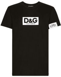 Dolce & Gabbana - Re-edition Logo T-shirt - Lyst