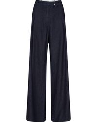 THE GARMENT - Pantalon large à plis en denim Eclipse - Lyst