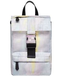 Fendi Synthetic Ness Small Econyl Backpack in Beige (Natural) for 
