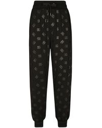 Dolce & Gabbana - JOGGING Logo Print Pants - Lyst