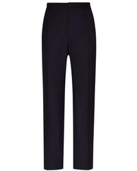 Dolce & Gabbana - Stretch Wool Tuxedo Pants With Straight Leg - Lyst