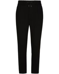 Dolce & Gabbana - Jersey jogging Pants With Dg Patch - Lyst