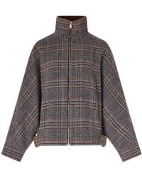 DARKPARK - Celine Checked Wool Bomber Jacket - Lyst