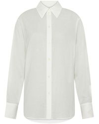 Totême - Kimono-Sleeve Cotton Shirt - Lyst