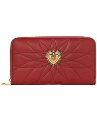 Dolce & Gabbana - Zip-Around Devotion Wallet - Lyst