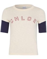 Chloé - Short Sleeved T-Shirt - Lyst