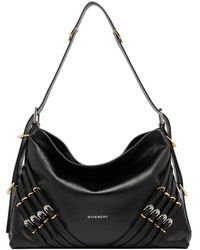 Givenchy - Voyou Medium Leather Bag With Multi-Buckles - Lyst
