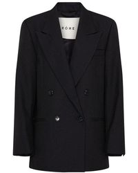 Rohe - Double-Breasted Jacket - Lyst