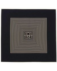 TOTEME - Silk Scarf With Monogram - Lyst