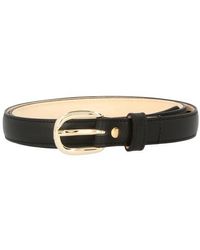 A.P.C. Rosetteen Leather Belt - Black