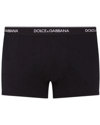 Dolce & Gabbana - Stretch Cotton Boxers Two-Pack - Lyst