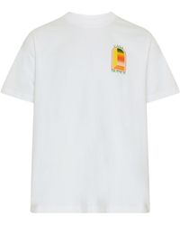 Casablancabrand - Gradient Arch Logo Cotton T-shirt - Lyst