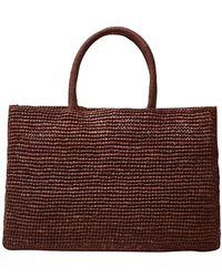 LIE STUDIO - Minitasche Charlotte Aus Raffiabast - Lyst