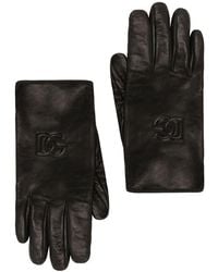 Dolce & Gabbana - Nappa Leather Gloves - Lyst