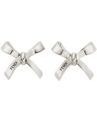 Fendi - Bow Earrings - Lyst