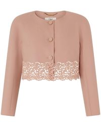 Chloé - Cropped Woolen Jacket - Lyst