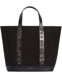 Vanessa Bruno - Canvas Leather L Cabas Tote Bag - Lyst