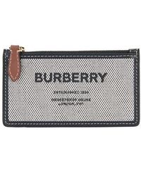 Burberry Logo Clutch Bag - Metallic