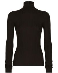 Dolce & Gabbana - Cashmere Turtle-neck Sweater - Lyst