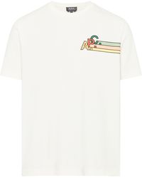 A.P.C. - Kurzärmeliges T-Shirt Isaac - Lyst