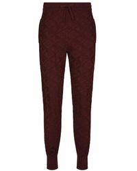 Dolce & Gabbana - 3d Silk Jacquard jogging Pants - Lyst