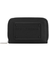 Dolce & Gabbana - Small Zip-Around Calfskin Wallet - Lyst