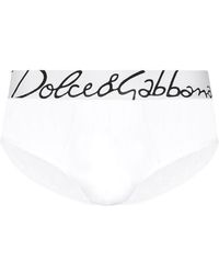 Dolce & Gabbana - Stretch Cotton Brando Briefs - Lyst