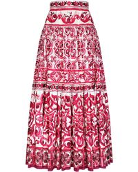Dolce & Gabbana - Skirts > maxi skirts - Lyst