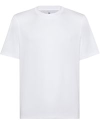 Brunello Cucinelli - T-shirt en jersey - Lyst