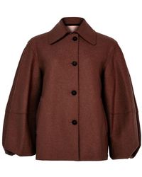 Harris Wharf London - Puff-Sleeved Jacket - Lyst