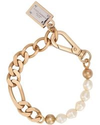 Dolce & Gabbana - Logo-plaque Chain Bracelet - Lyst