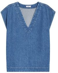 Closed Jeans Sleeveless Top - Blue