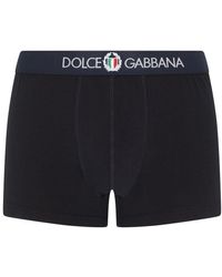 Dolce & Gabbana - Two-way-stretch Cotton Jersey Boxers - Lyst