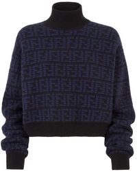 Fendi - High-neck Sweater - Lyst