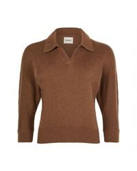 KHAITE - Herve Cashmere Polo Neck Sweater - Lyst